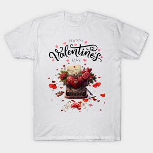 valentines day Authors love T-Shirt